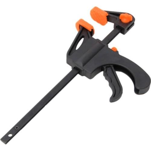 4 Inch Quick Ratchet F Clamp Heavy Duty Wood Working Work Bar Clamp Clip Kit Woodworking Reverse Clamping