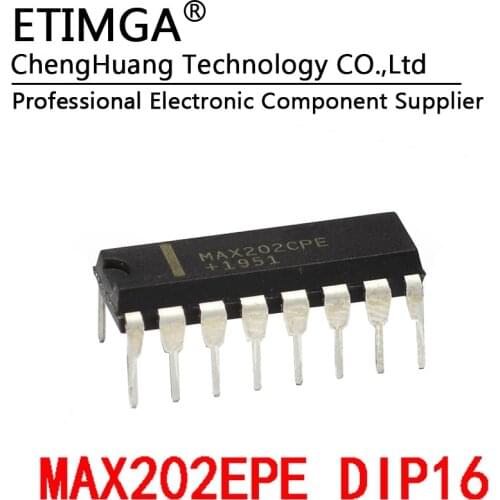 5PCS/LOT Original MAX202EPE DIP16 MAX202 RS-232