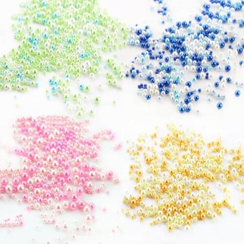 1Pack ABS Pearl Mold Filling Tools Multicolored Beads Filler For Diy Epoxy Resin Mold Accessories Nail Art Decorate Tools