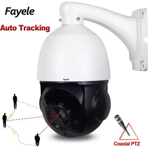Security AHD 1080P 2MP Auto tracking PTZ camera IR High Speed Dome Pan Tilt 30X Zoom Auto Tracker AHD CVI TVI CVBS 4IN1 Coax UTC