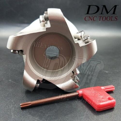 TRS 8R80-27 Round Nose Face Milling Cutter For RDMT1604 Carbide Insert Milling Cutter Cutting Tool 5T Indexable Head Lathe