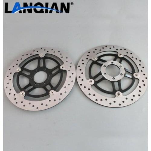 Round hole 2 pieces motorcycle Front Disc Brake Rotor Scooter Front Rear Disc Brake Rotor for HONDA HORNET250 VTR250
