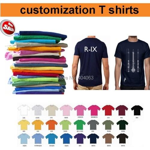 Mini wholesale!free shipping cost!custom T shirt printing,custom logo shirts,print your logo,100% Cotton,25colors,US size