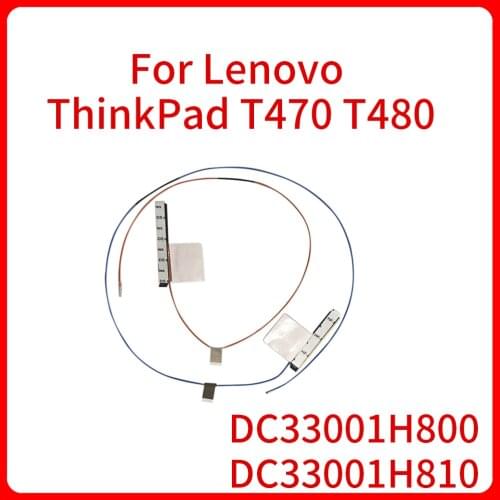 New Original DC33001H800 DC33001H810 For Lenovo ThinkPad T470 T480 laptop wlan wwan 3G 4G antenna Kit 01YR494 01YR495