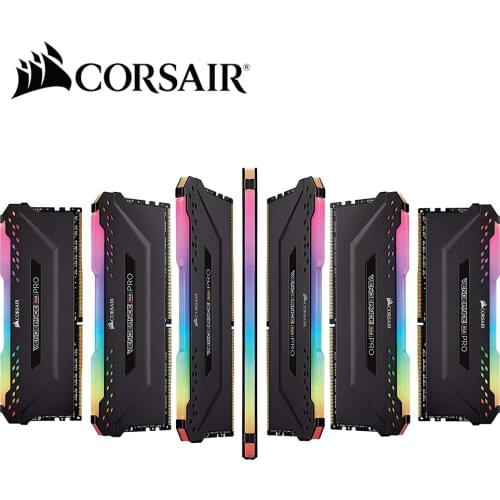 CORSAIR Vengeance RGB PRO DDR4 RAM 8GB 3000MHz DIMM ordinateur de bureau de mémoire Support carte mère 8g 16gb 3200 3600Mhz 32g