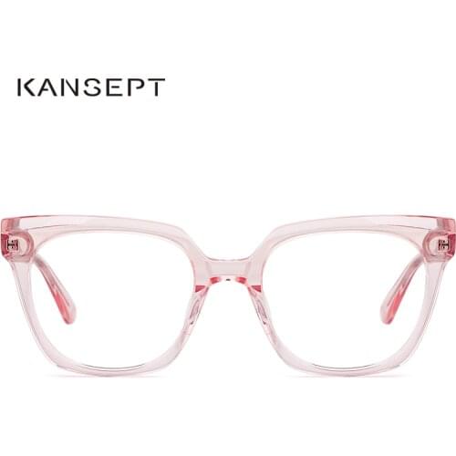 KANSEPT Optical Glasses Frame Women Big Fastion Myopia Prescription Eyeglasses Frame 2021 New Arrival Gafas ME1202