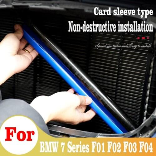 Front Kidney Grille Cover Trim Strips For BMW 7 Series F01 F02 F03 F04 Sport Style Decoration Grille Decorations Car Accessories