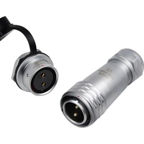 WEIPU SF20 Industrial 5A 10A 25A AC DC Power Waterproof IP67 Aviation Connector M20 2 3 4 5 6 7 9 12 15 Pin Bulkhead Connectors