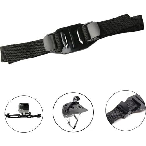 Adjustable Bike Helmet Strap Head Belt Mount Holder Adapter for GoPro Hero 8/7/6/5/4/ Session SJCAM Xiaomi Yi EKEN H9Accessories
