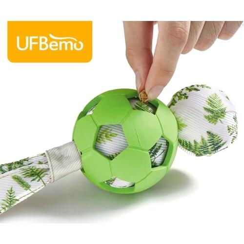 UFBemo Rubber Dog Toys Ball Interactive Chew Treat Puzzle Resistant Pets Toy Dogs Play Game Accessories Pet Products Nontoxic