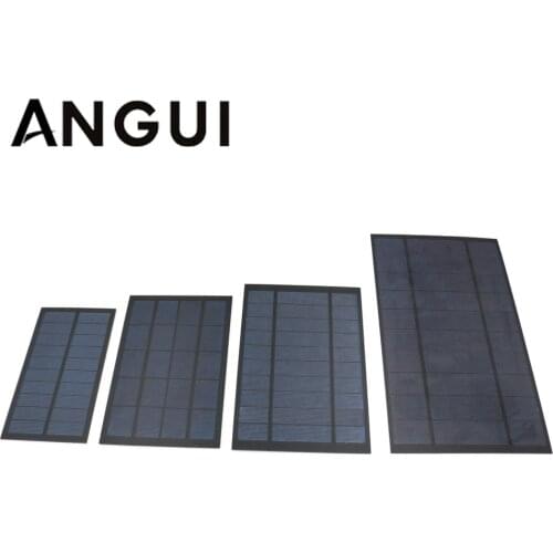 5 V 2 3 4 5 7 W Output USB Solar Cell Outdoor Battery Charger 18650 USB Female Port 5V Charge Regulators Solar Panel