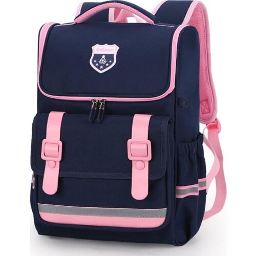 Pink Waterproof Children School Bags Backpack Kids cartoon School Bags for teenage girls boy Schoolbag book Bag