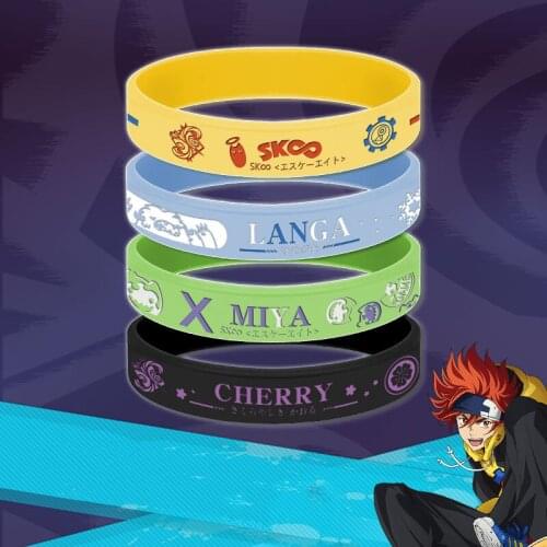 Anime SK8 The Infinity Luminous Bracelet Cosplay Reki Langa Miya Cheery Sports Bracelet Fashion Jewelry Charm For Gift