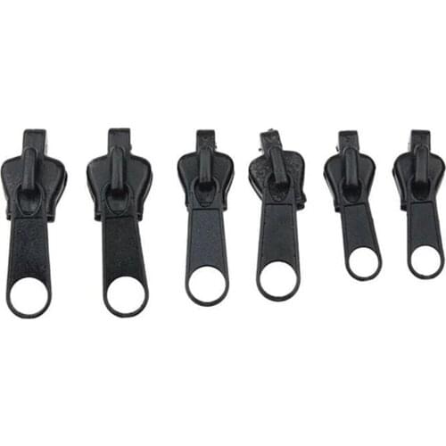 6Pcs 3 Sizes Universal Instant Fix Zipper Repair Kit Replacement Zip Slider Teeth Rescue New Design Zippers Sewing Clothes