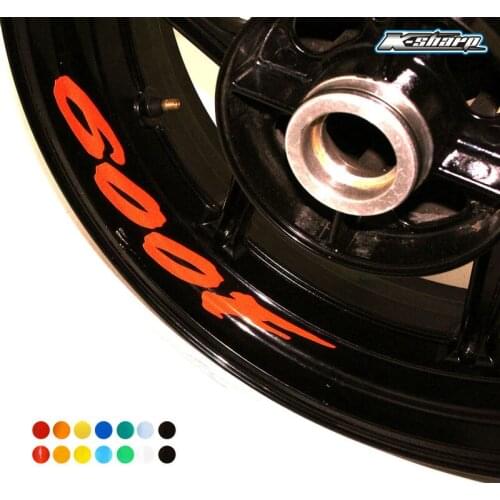 8X custom inner rim decals wheel reflective Stickers stripes Fit HONDA HONDA 600F