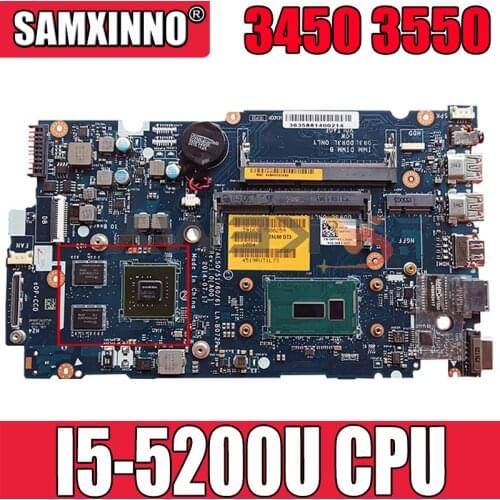 Brand NEW I5-5200U FOR Dell Latitude 3450 3550 Laptop Motherboard ZAL50 51 60 61 LA-B072P CN-08GJR6 8GJR6 Mainboard 100%Tested