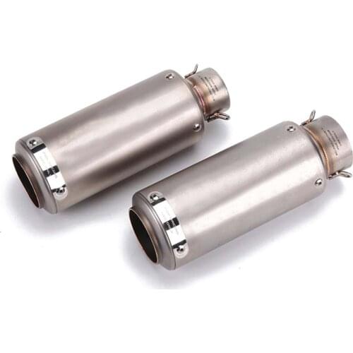 Free Shipping Exhaust Escape Pipe Laser Logo 51mm 60mm Exhaust Muffler pipe For Suzuki GSX GSXR 750 For BMW S1000RR S1000R CB600