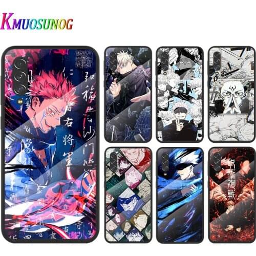 Jujutsu Satori Gojo For Samsung Galaxy A91 A81 A72 A71 A52 A51 A41 A31 A21S A11 A01 Tempered Glass Cover Phone Case