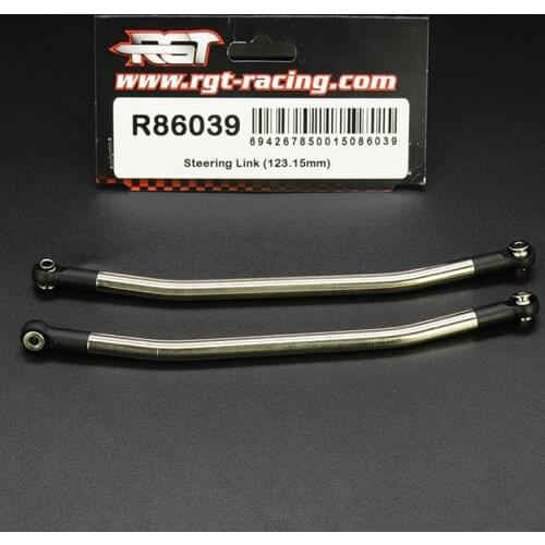 RC Parts Metal Steering Link Rod 123.15mm R86039 for 1/10 RGT EX86100 Remote Control Crawler Cars Original Accessories