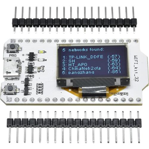 ESP32 0.96 Inch Blue OLED Digital Display Bluetooth WIFI Kit 32 Module CP2102 Internet Development Board For Arduino