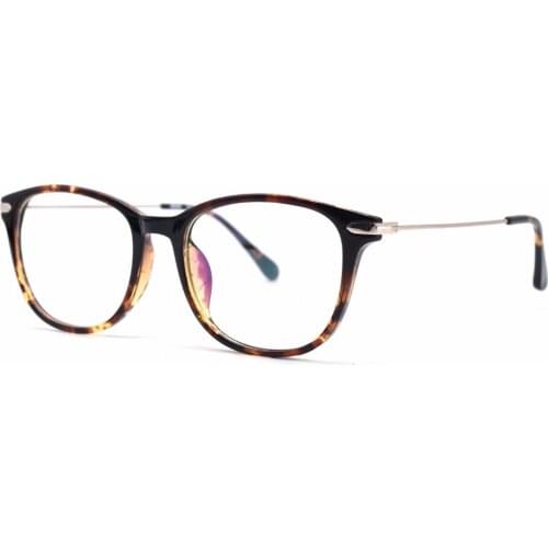 HKUCO Stylish Clear Lens Frame Glasses Circle Frame