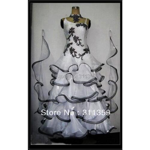 KAKA DANCE Waltz Tango Ballroom Dance Dress,Girls/Women Modern Dance/Perform Costume/Wear,Competition Standard dress ballroom