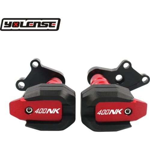 LOGO 400NK For CFMOTO 400NK CF400NK 400 650 NK400 NK650 CNC Frame Sliders Protector Motorcycle Accessories Falling Protection