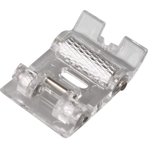 Presser Foot Low Shank Roller Leather Foot For Brother Household Sew Sewing Machine Needle Threader Stitch Insertion Tool