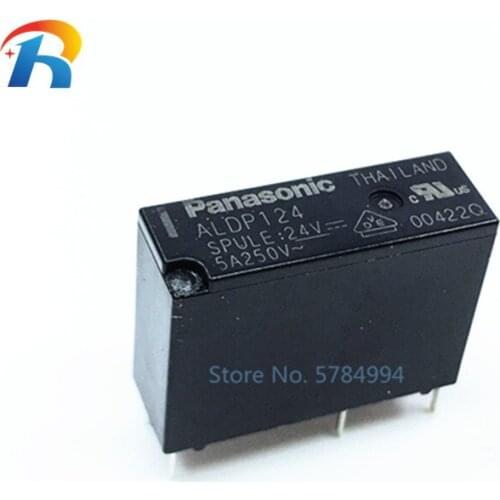 2PCS 100% NEW Relay ALDP105 ALDP112 ALDP124 ALDP105W ALDP112W ALDP124W 5V 12V 24VDC 5A 250V DIP4