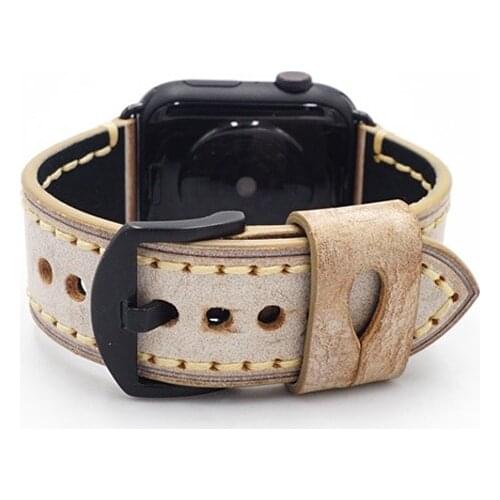 Watchband 22mm 24mm Calf Genuine Leather Watch Band Soft Matte Watch Strap Watchbands High Quality Business Bracelet