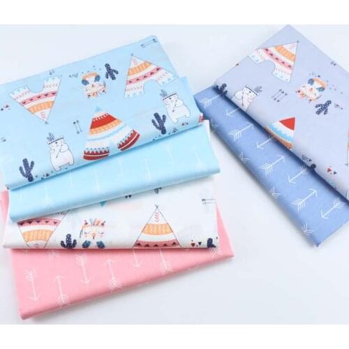 SMTA Cotton Fabric The Cloth Patchwork Fabrics By The Meter Clothing Felt For Needlework Cartoon Arrow 50*160cm D20