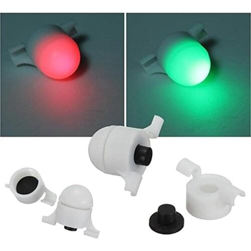 2 in 1 LED Night Fishing Rod Tip Clip on Fish Alarm Luminous Induction Fishing Lamp Lamp Light Electronic Signal Y8V5