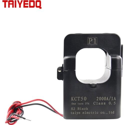 Split core current transformer clamp transformador sensor 1000A KCT50 AC current sensor 300A 800A 1500A 2000A Large current CTs