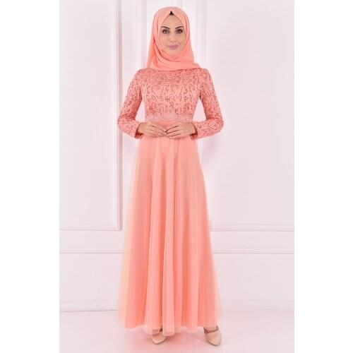 Tül Abiye Somon ASM2205