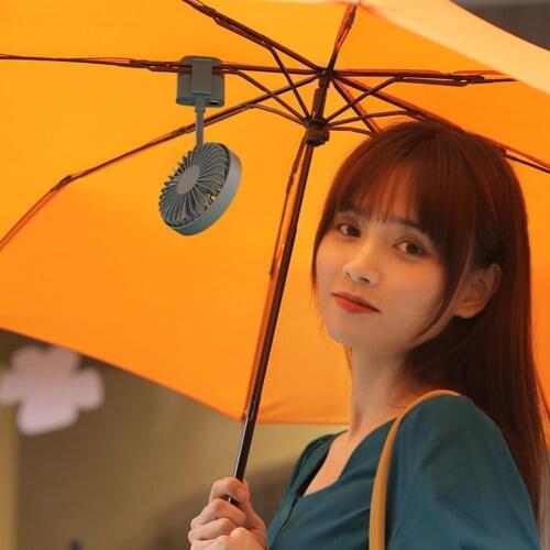 Clip Fan USB Powered Rechargeable Desktop Fan 800mAh Buggies Cooler Fans