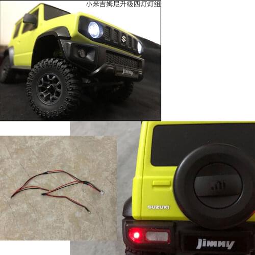 Jimny Suzuki 1/16 RC car spare parts Upgrade Modified car lamp beads light group 4pcs
