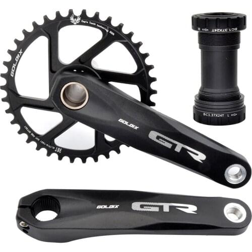 GXP bicycle crankset with bottom bracket 170/175mm mountain bike crank 3/6mm offset sprocket 30T/32T/34T/36T/38T for SRAM crank
