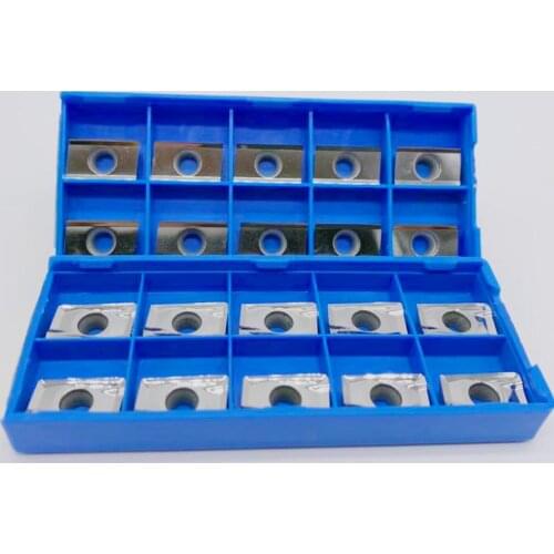 10 Pcs Carbide Insert APKT1604PDER-MA3 H01CNC Lathe Tool, Suitable for Aluminum Processing токарный станок резцы токарные