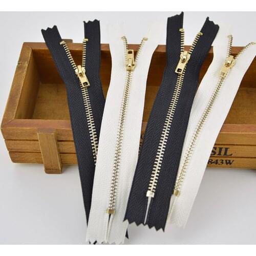 10pcs Metal 10/ 15/ 20/ 25/ 30cm Zipper Close-end Zipper for Bag/ Jackets/ Coats