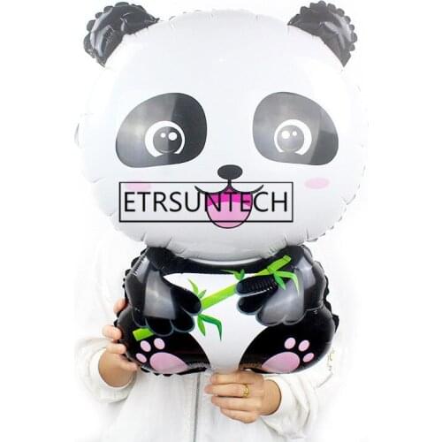 200pcs Cartoon Panda Foil Balloons Birthday Party Decorations Kids Inflatable Classic Toys China Panda Globos