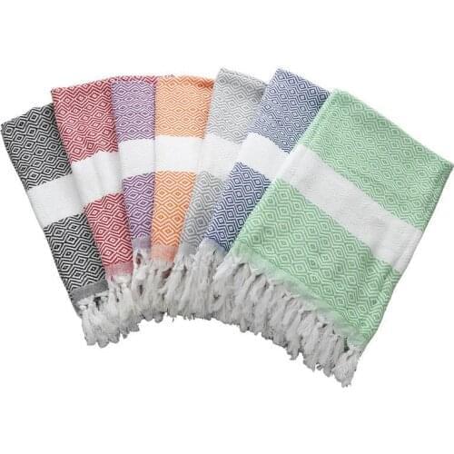 43 Turkish Sports Sauna Bath Towel with Tassel Soft Terry Cloth Adult Beach Towel Extra Large Peshtemal Women Winter Scarf