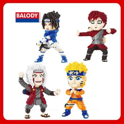 Balody 16093 Brick Toys Famous Anime Character Sensei Building Micro Mini 3D Blocks Famous Japanese Long-form TV Animation