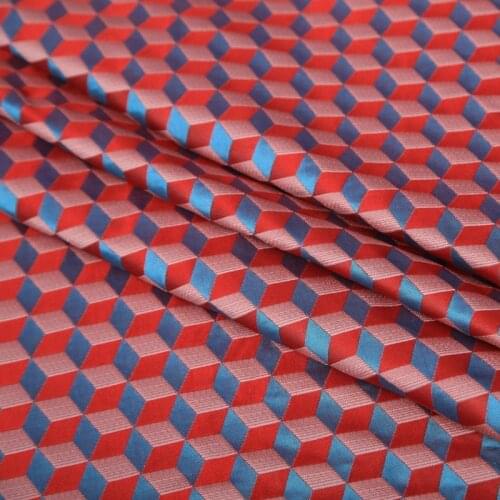 CF269 1yard 3colors Geometry diamond Jacquard Brocade Fabric Bag Cushion Pillow Dress For Womens Fabric DIY Material For Sewing