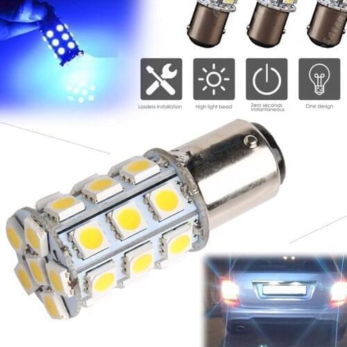 DC24V 6000K Blue Cabin Marine Boat LED Interior 27-SMD BA15D Lights Bulbs CE RoHS Replacement Lighting Bulbs Universal