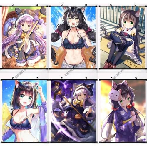 DIY Diamond Painting Anime Princess Connect! Diamond Embroidery Full Square Mosaic Kids Room Decoration Cross Stitch Kits