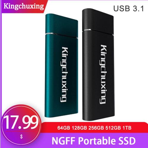 Kingchuxing SSD 1tb external hard drive USB 3.0 Flash Drive Portable128gb 256gb 512gb hard disk for laptops desktop PC