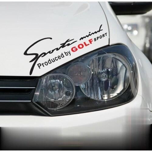 Creative Car Sports Mind Produced By Golf Sports Car Sticker Auto Styling Decal Cover Scratches Waterproof PVC