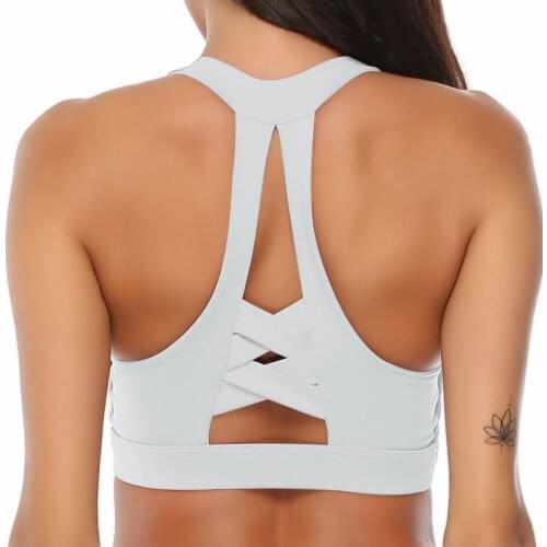 Fashion Beautiful Back Sports Bra for Women Yoga Push Up Crop Top Athletic Vest Shirt Running Sportswear Fitness Underwear Bras