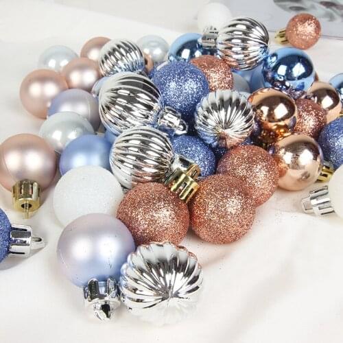 99PCS Christmas Balls Gift Box Set Painted Balls Wedding ValentineS Day Holiday Atmosphere Navidad Decoration Supplies Set
