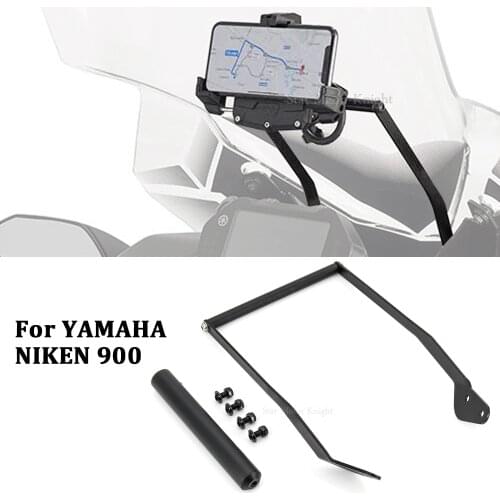 Motorcycle Front Phone Stand Holder Phone GPS Navigaton Plate Bracket For YAMAHA NIKEN 900 NIKEN900 2019